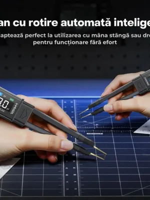 Tester LCR digital portabil cu pensetă, identificare automată – FNIRSI LCR-ST2 Plus