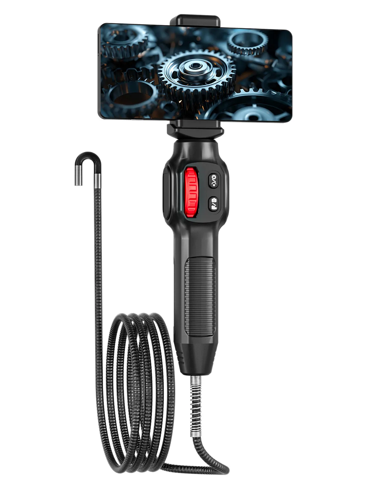 Endoscop articulat 360° U200, 3.9 mm, 2MP – Cameră inspecție profesională pentru telefon Android iOS