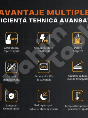 Letcon Electric FNIRSI HS-02A 100W - Ciocan de Lipit