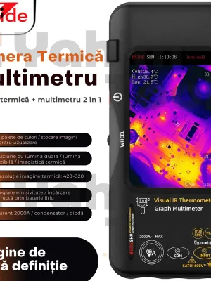 Bside SH9 Termocameră IR 428×320 + Multimetru 20000 Counts