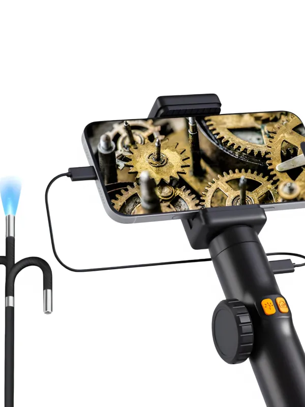 Produs Endoscop articulat 360° J103, 3.9 mm, 2MP – Cameră inspecție pentru telefon Android iOS, boroscop flexibil Imagine