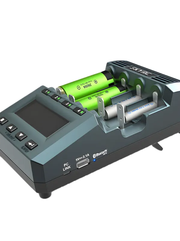 Produs SkyRC MC3000 încărcător profesional baterii + analizor, 4 sloturi, control Bluetooth, Li-ion/NiMH/NiCd Imagine
